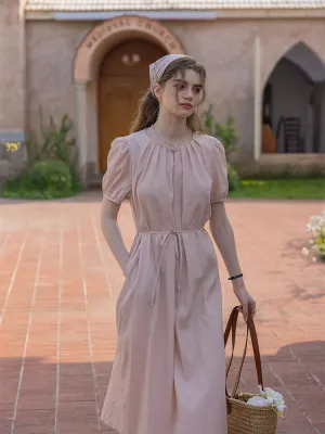 Soft Bloom Midi Dress