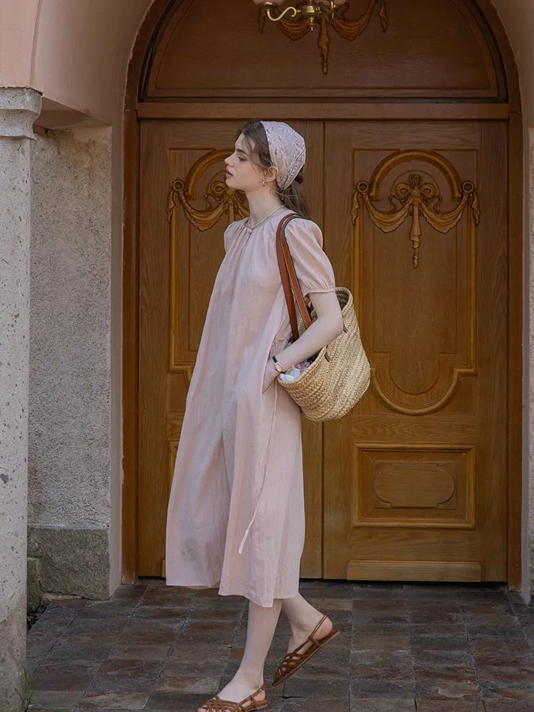 Soft Bloom Midi Dress
