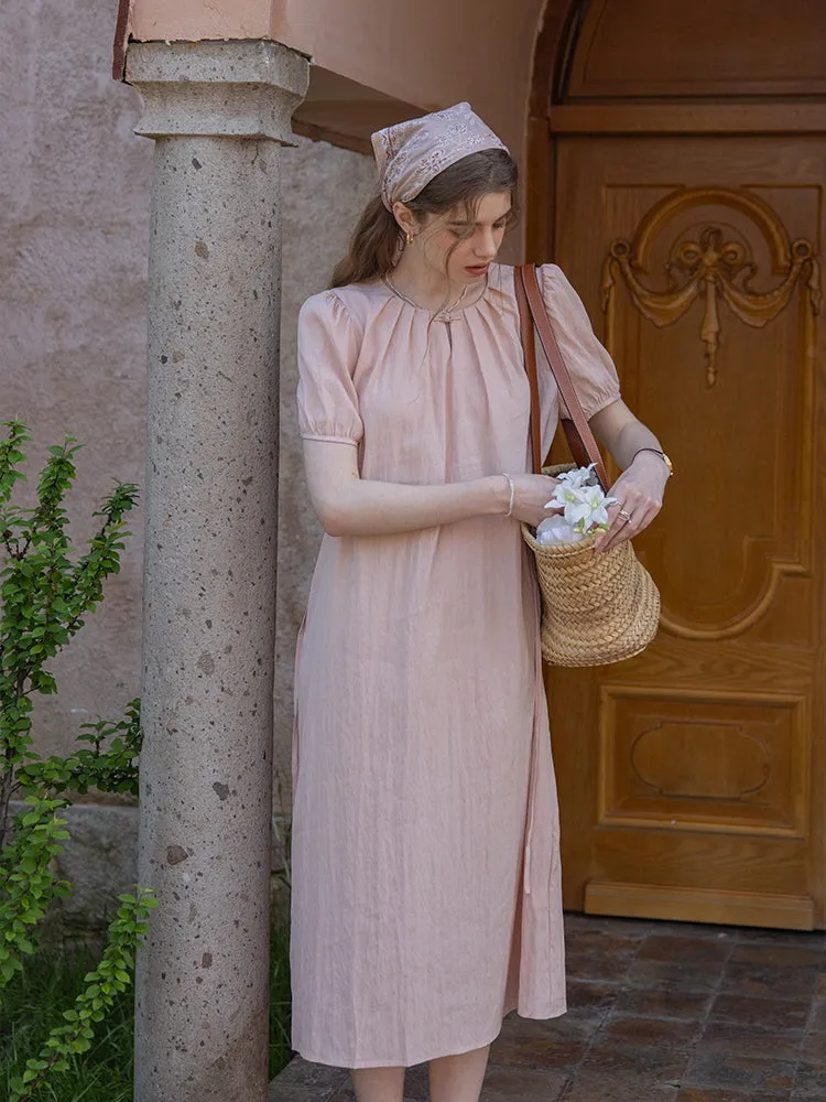 Soft Bloom Midi Dress