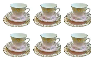 Sold Out - Pink & Gold Teacup Set