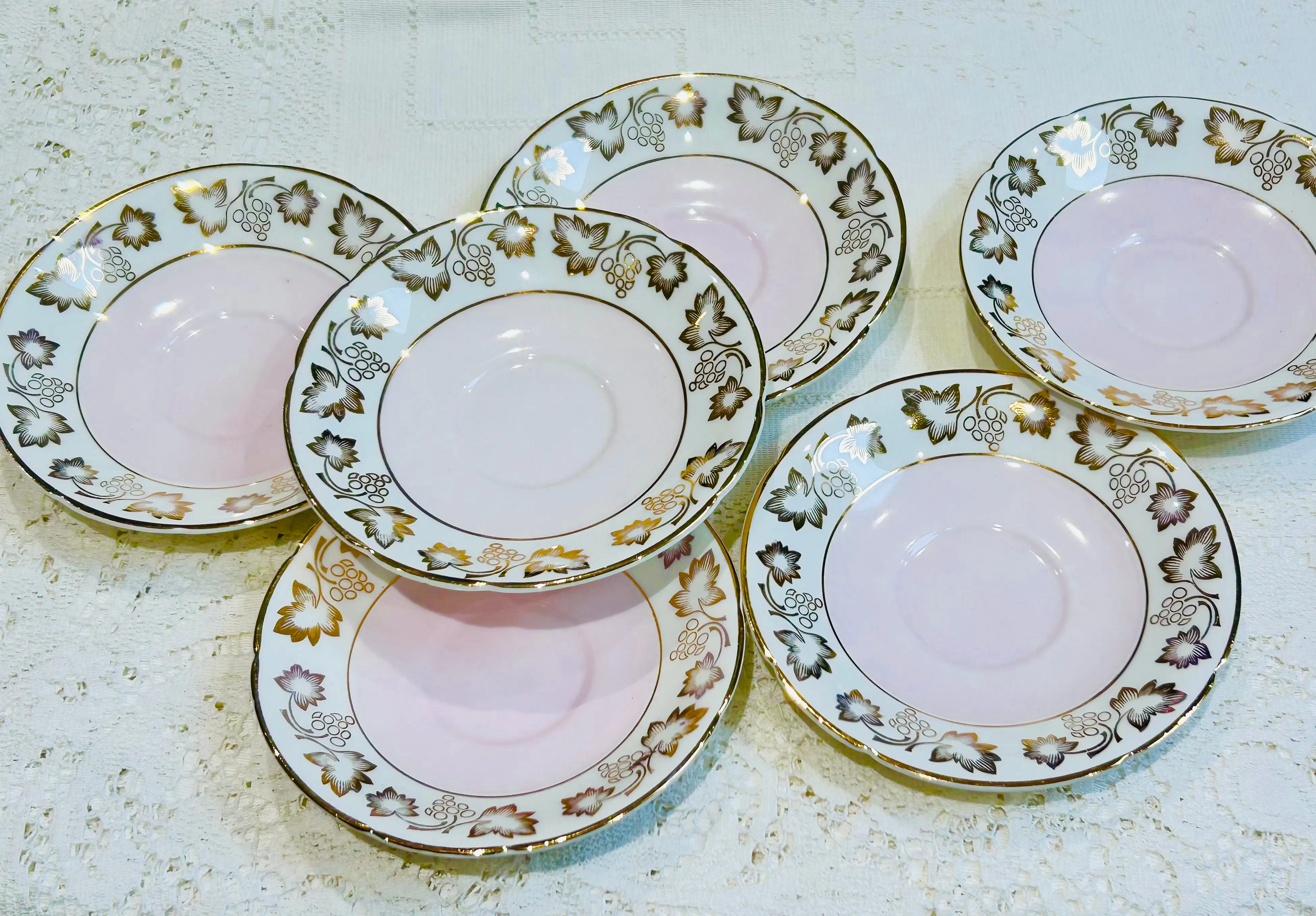 Sold Out - Pink & Gold Teacup Set