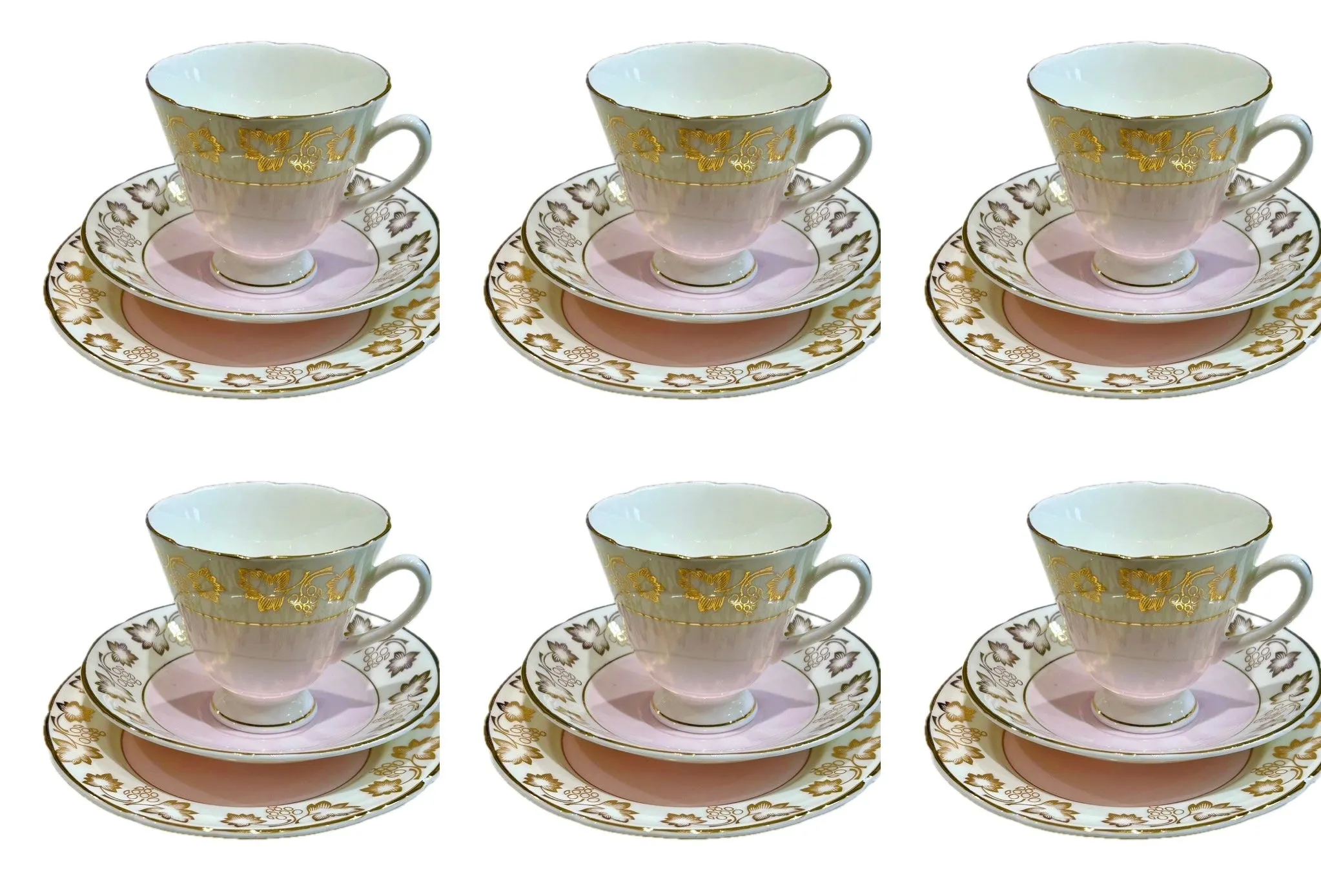 Sold Out - Pink & Gold Teacup Set