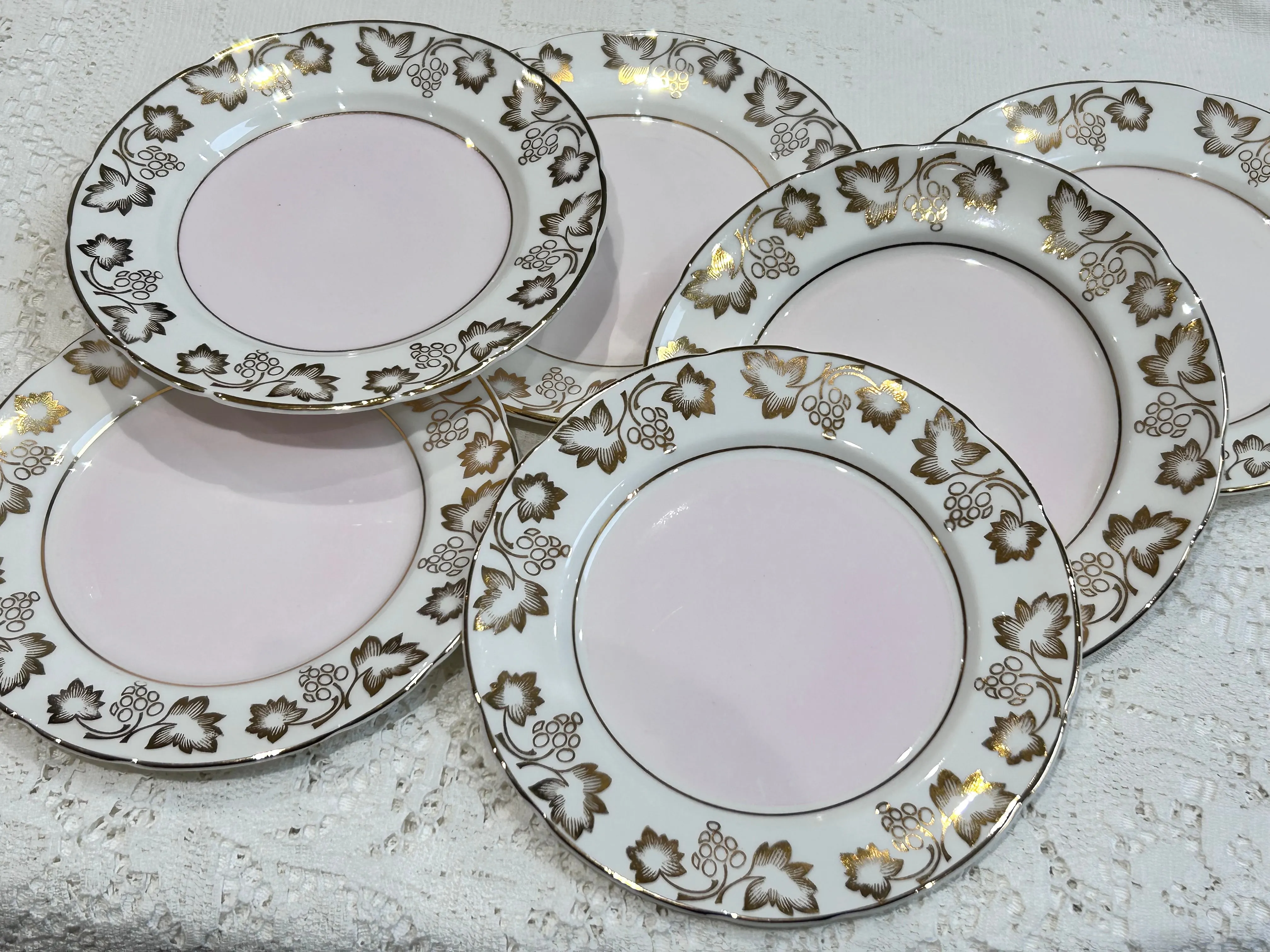 Sold Out - Pink & Gold Teacup Set
