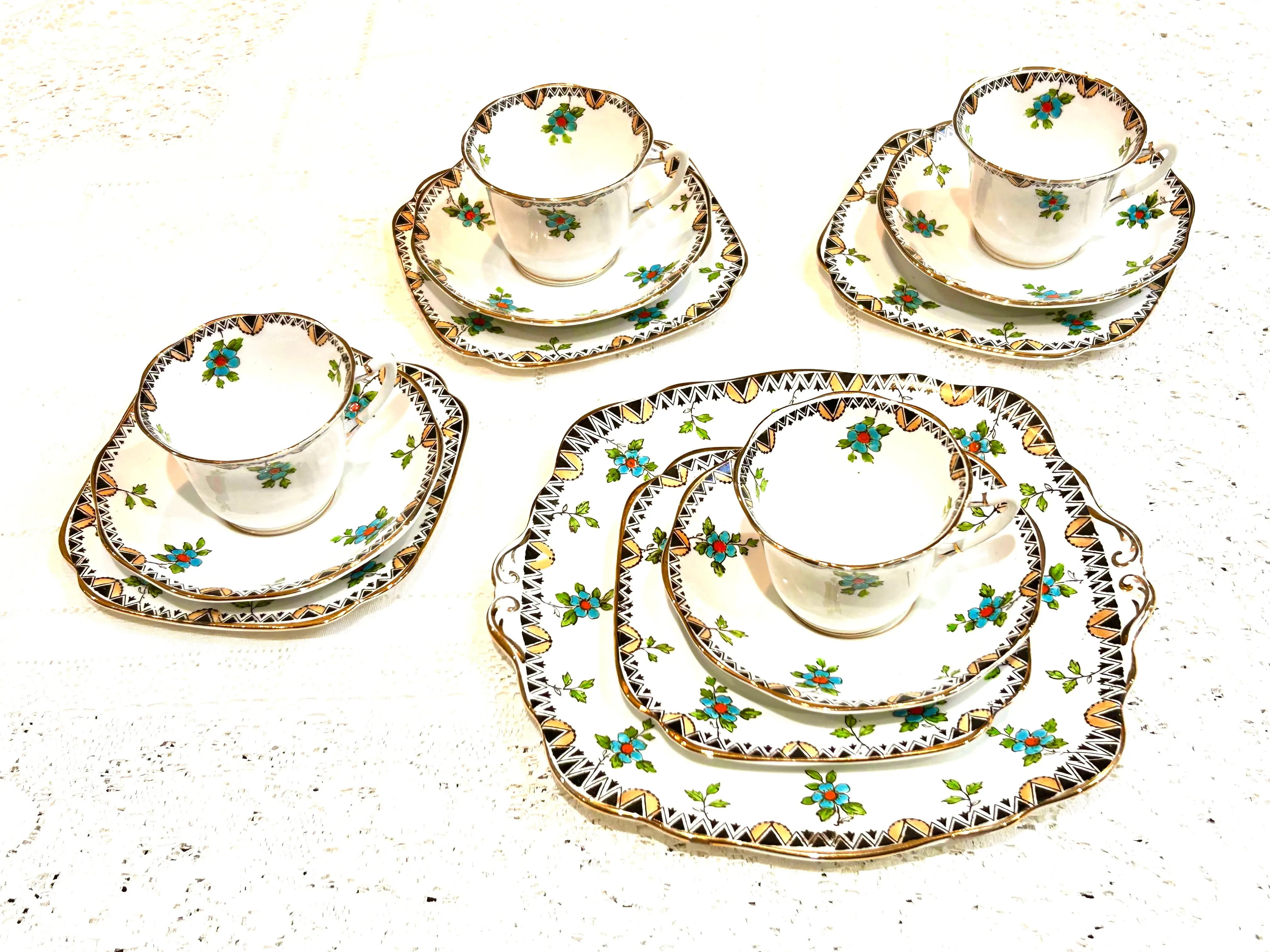 Sold Out - Roslyn Teacups & Saucers