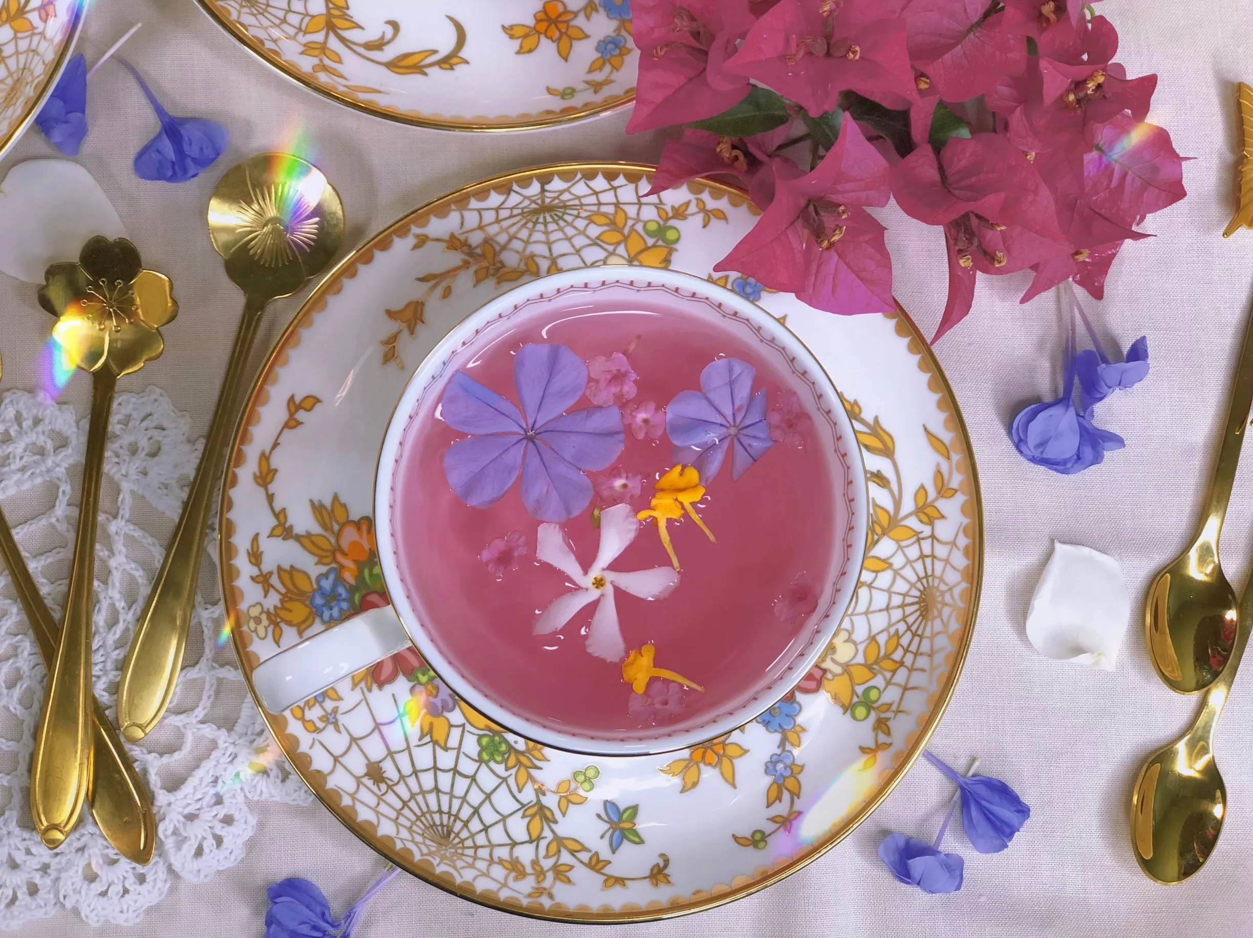 Spiderweb Tea Cup & Saucer Set
