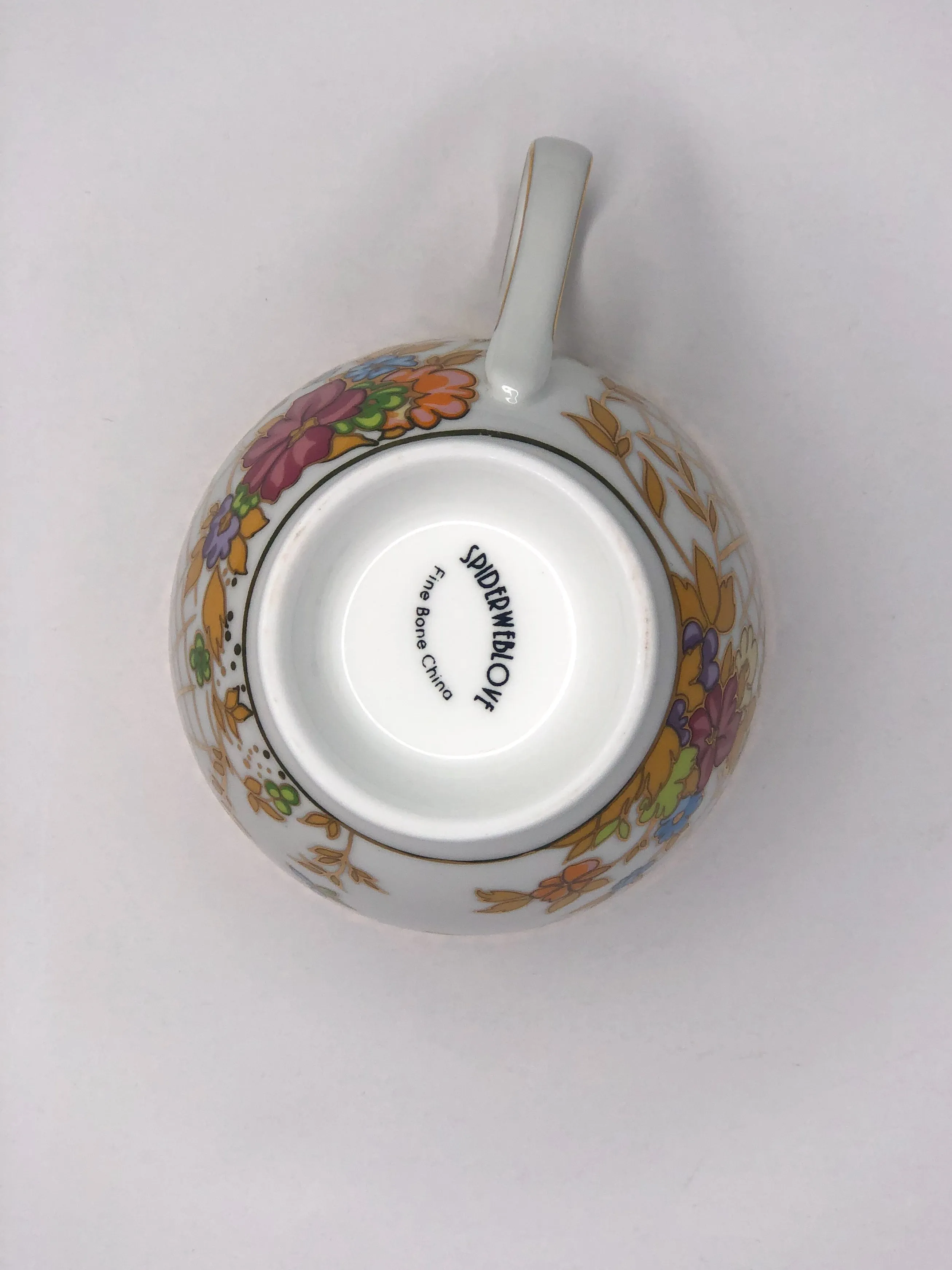 Spiderweb Tea Cup & Saucer Set