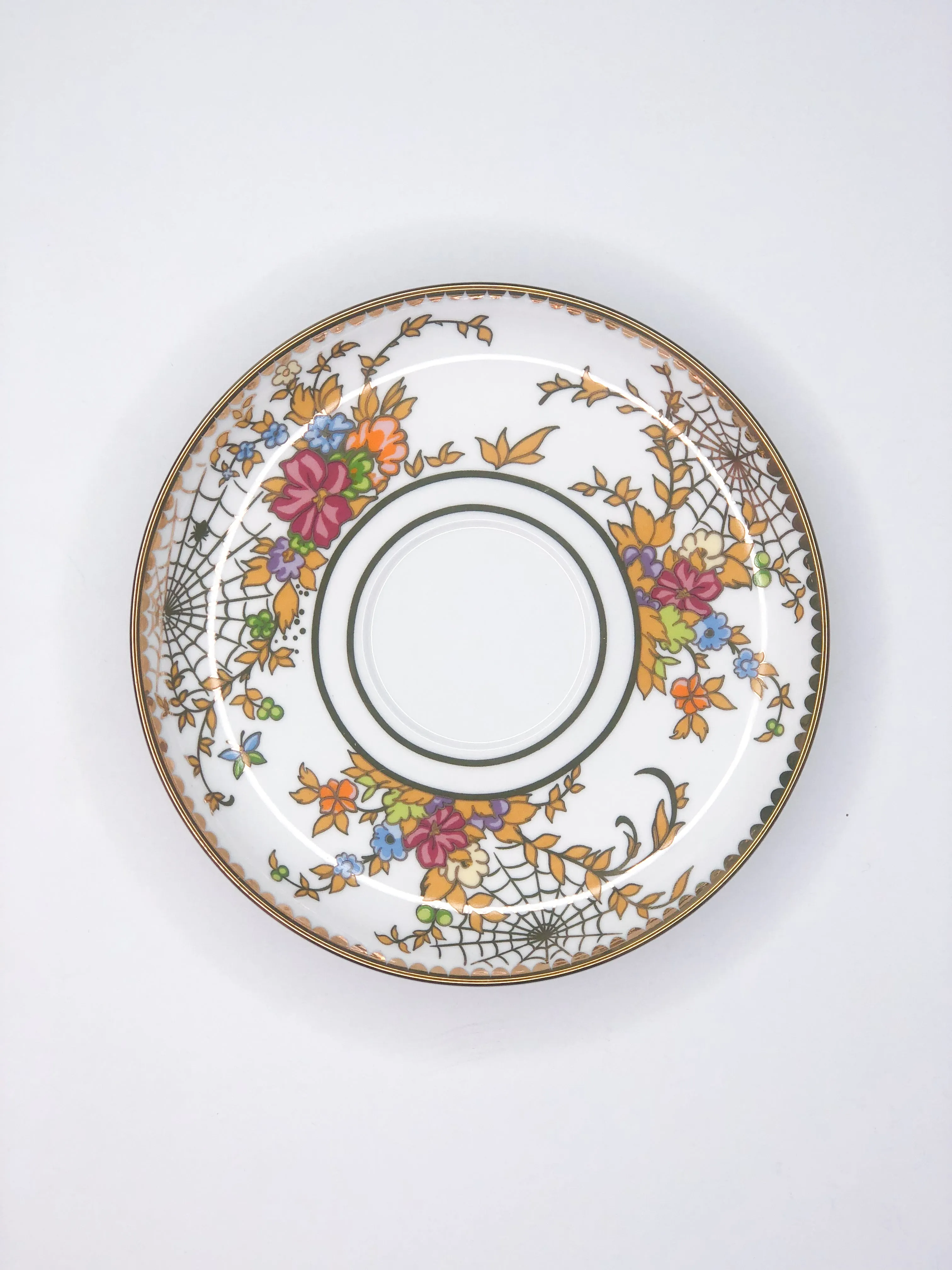 Spiderweb Tea Cup & Saucer Set