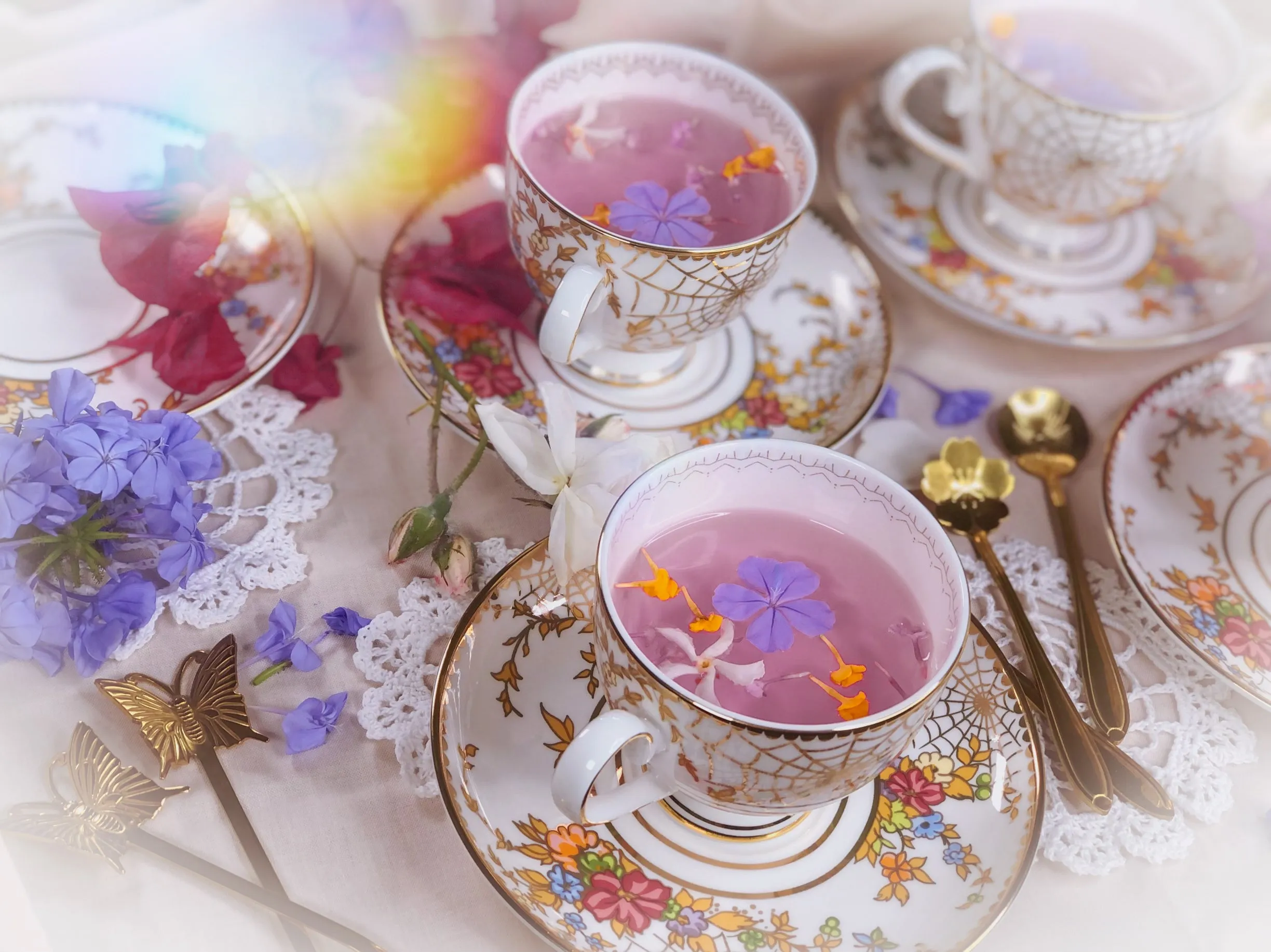 Spiderweb Tea Cup & Saucer Set