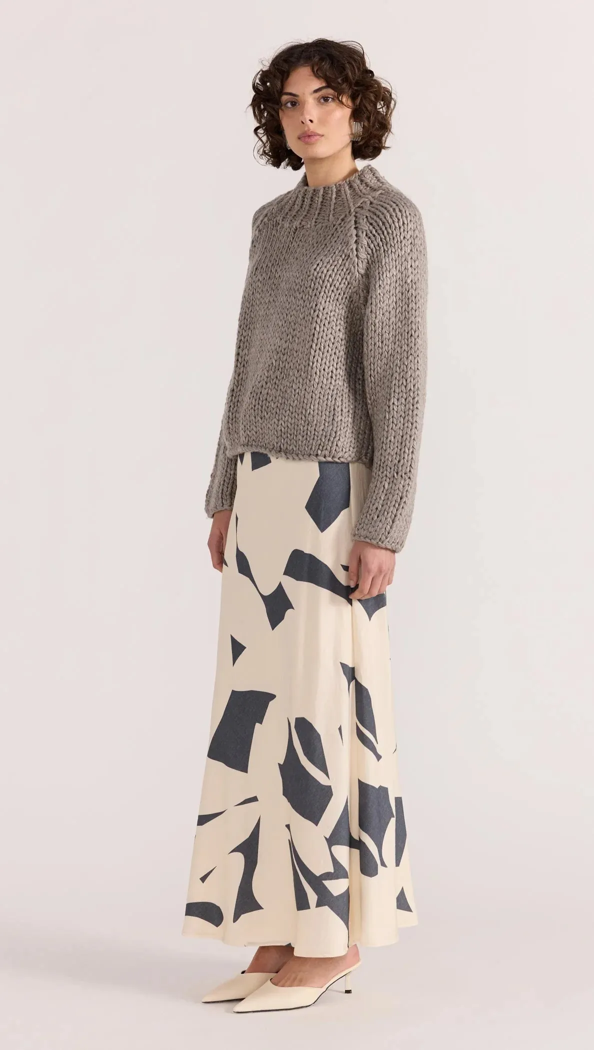 Staple the Label | Aura Bias Midi Skirt