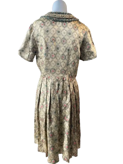 Stephan &. Grabeck Gold Pleated Dress