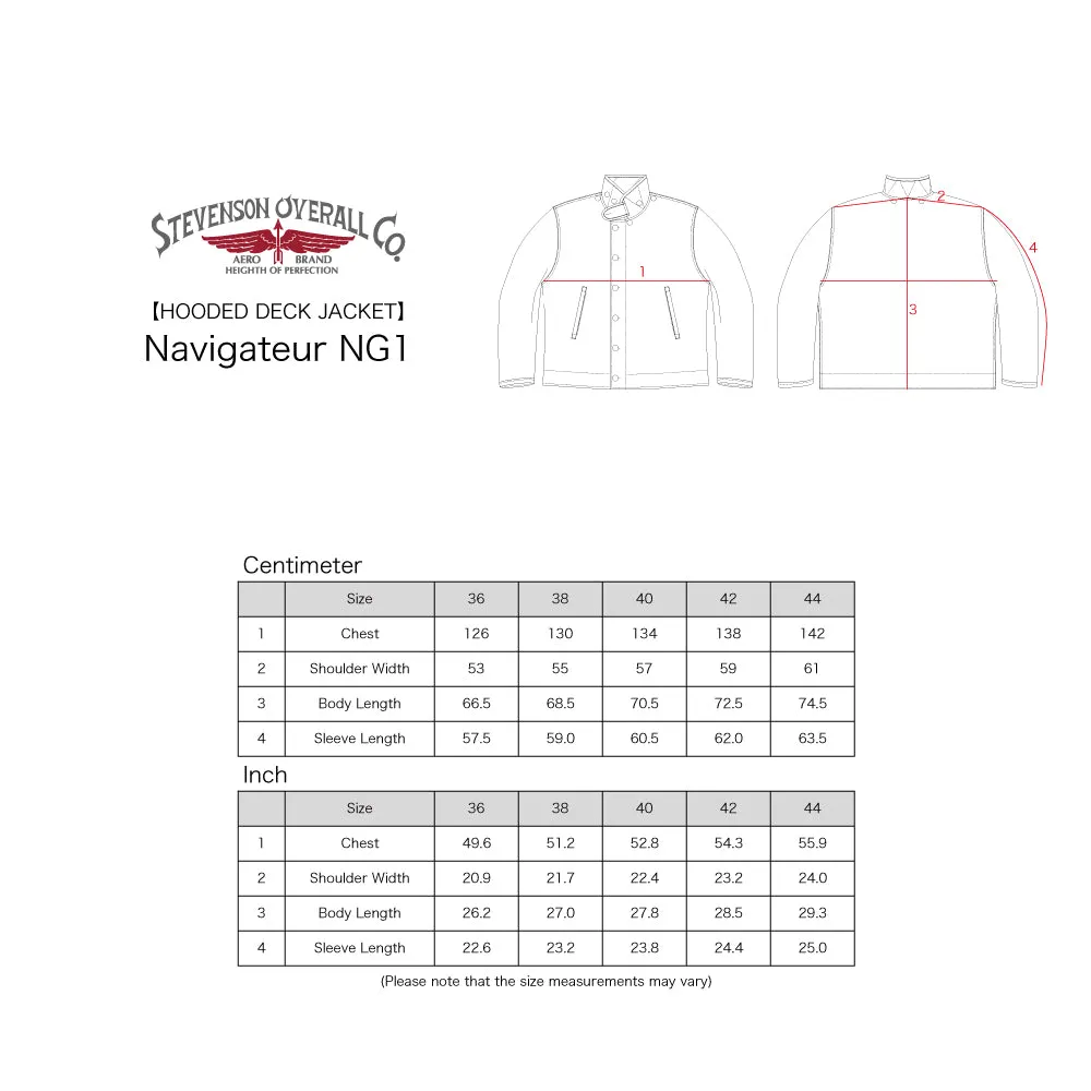 STEVENSON OVERALL "NAVIGATEUR" NG1 JACKET