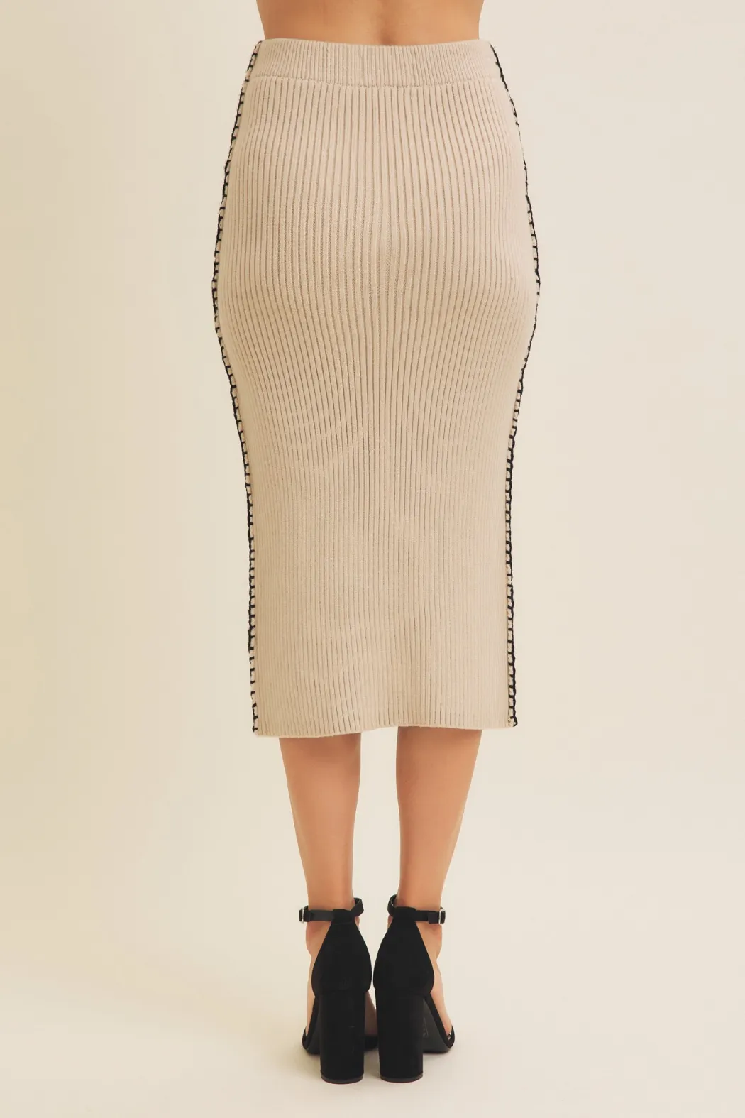 Stitch Det Sweater Midi Skirt