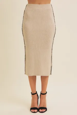Stitch Det Sweater Midi Skirt