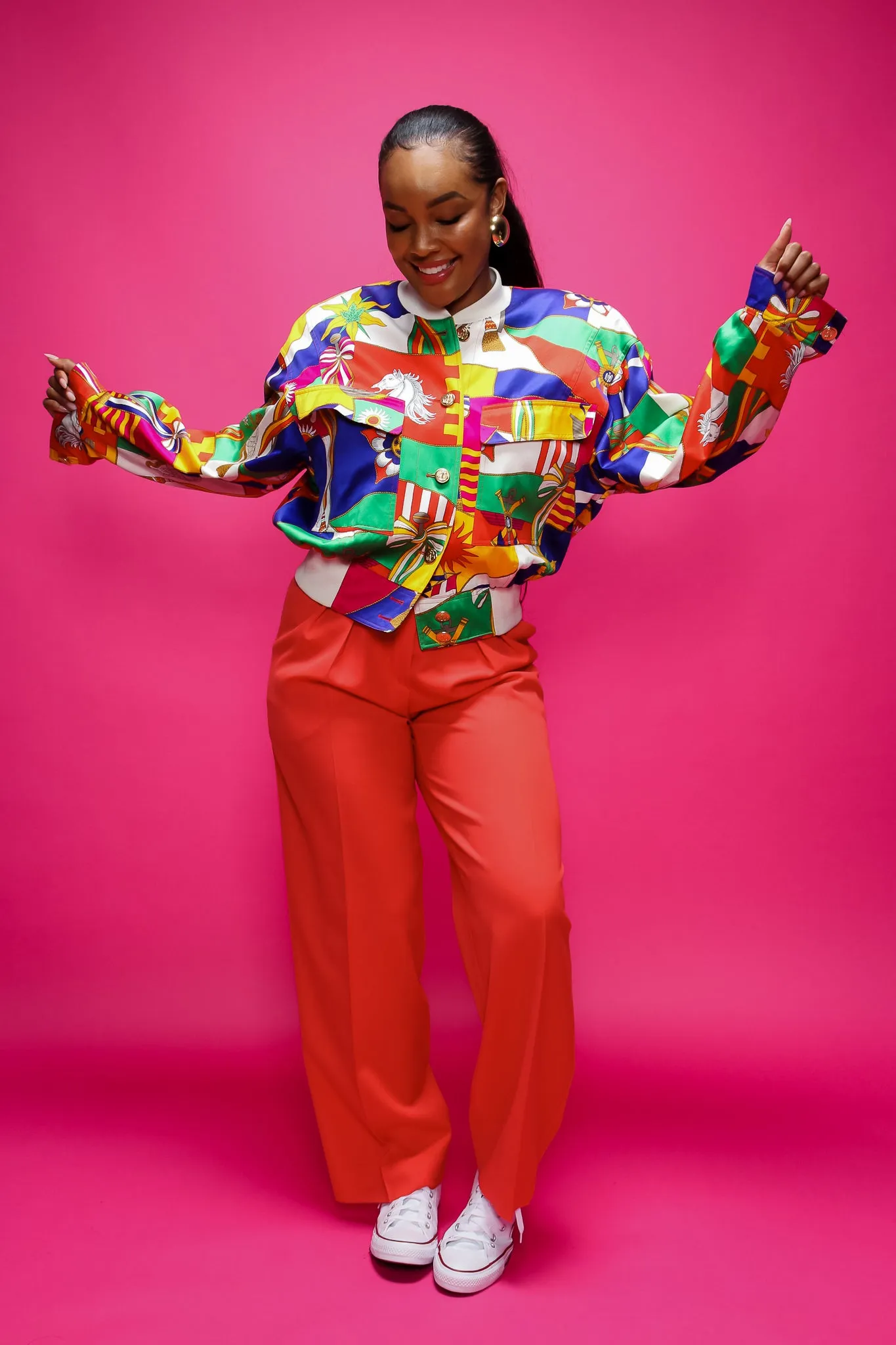 Sunset Double Pleated Pant