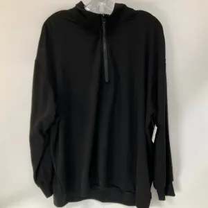 Sweatshirt Collar By Three Dots In Black, Size: Xxl