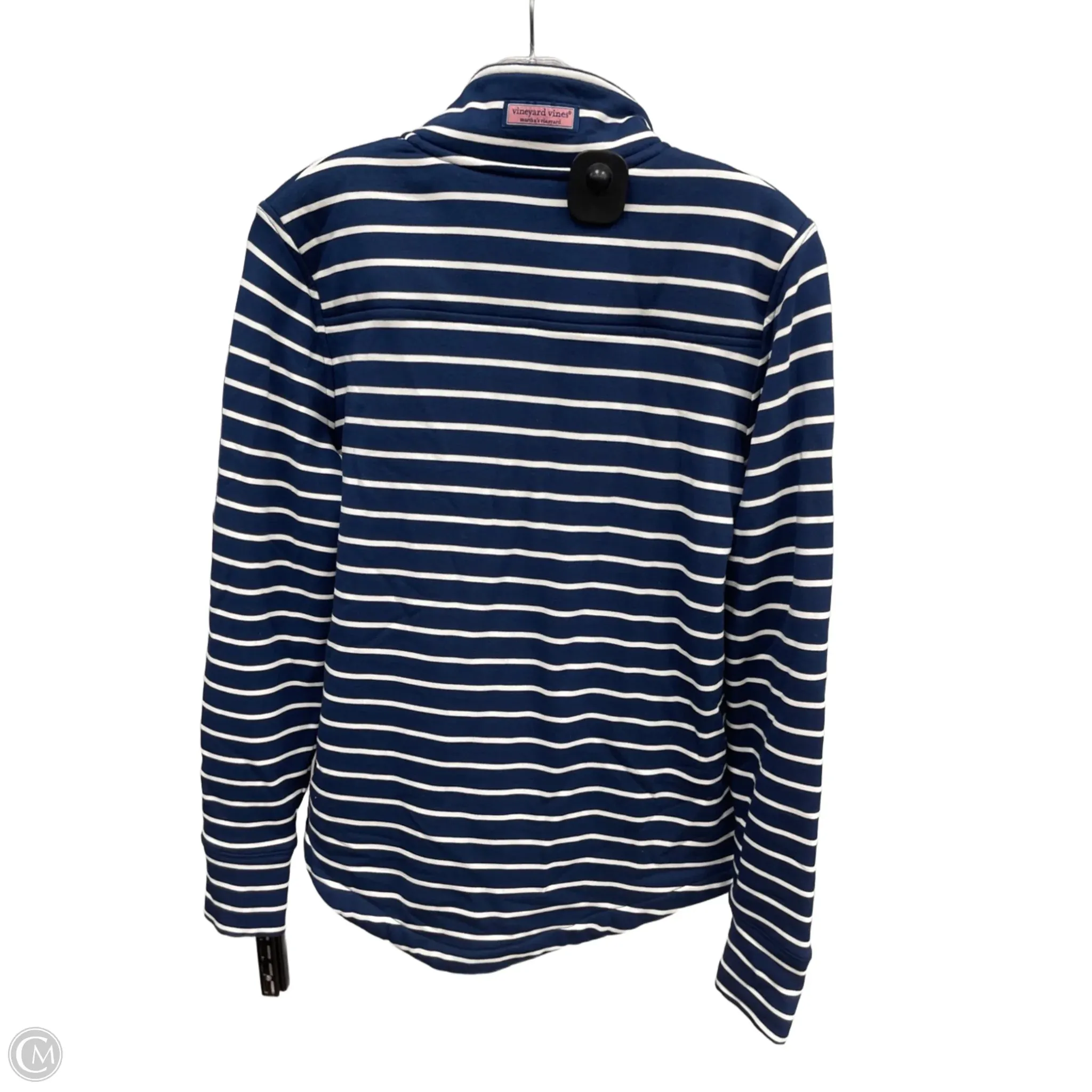 Sweatshirt Collar By Vintage In Blue, Size: S
