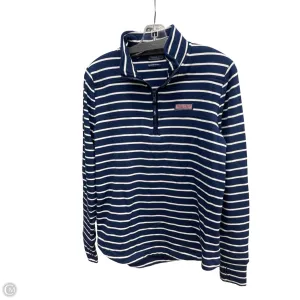 Sweatshirt Collar By Vintage In Blue, Size: S