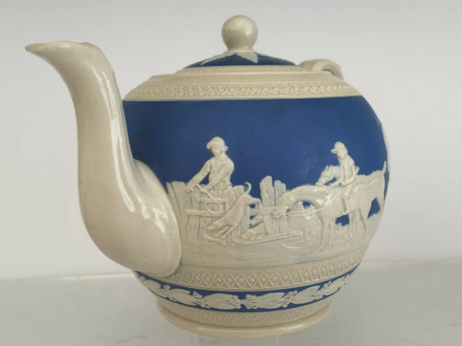 Tea Set Copeland Spode Vintage Fox Hunt Scene