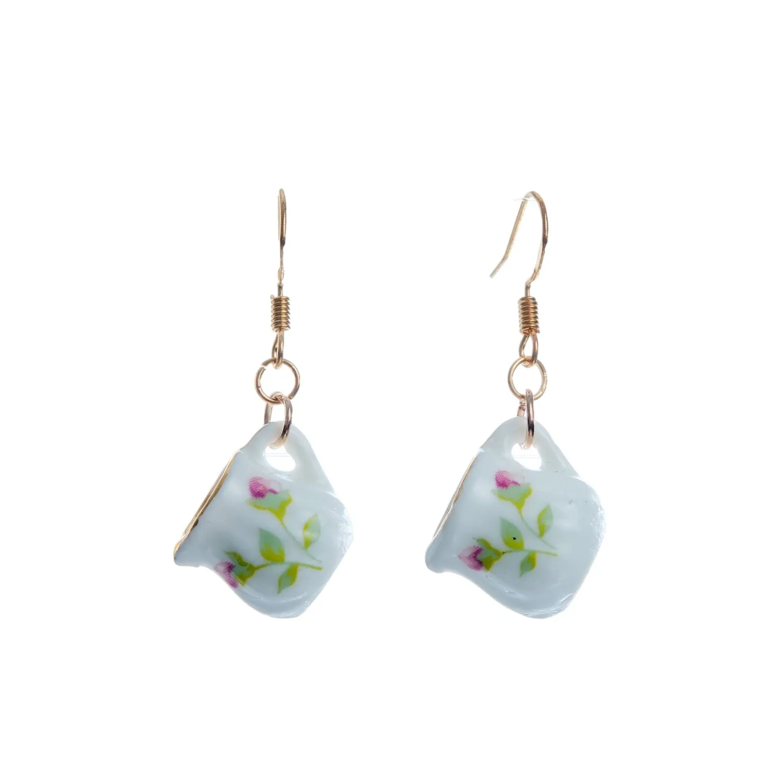 Tea Set Creamer Dangle Earrings