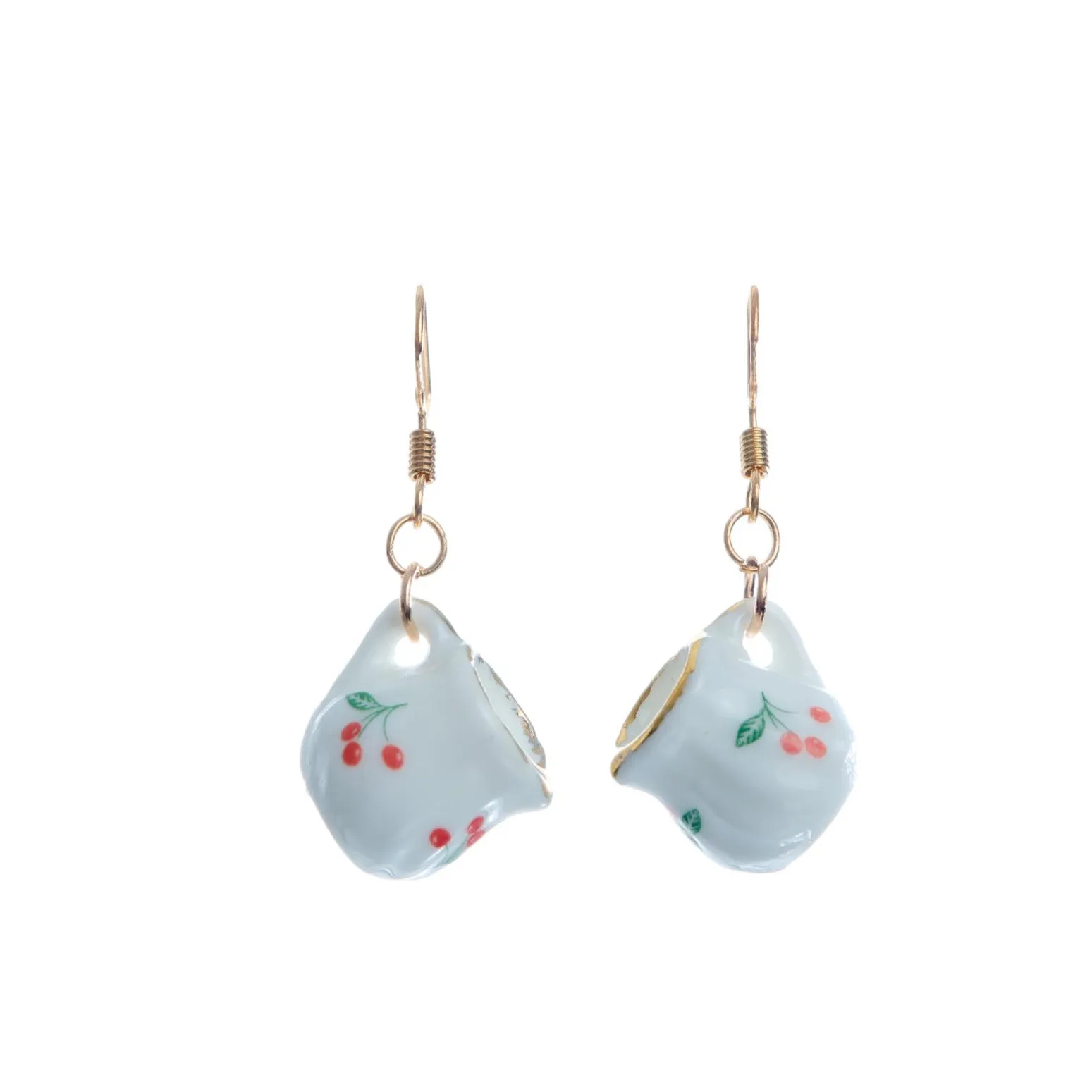 Tea Set Creamer Dangle Earrings