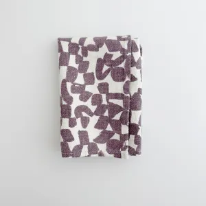 Tea Towel - Checks - Plum