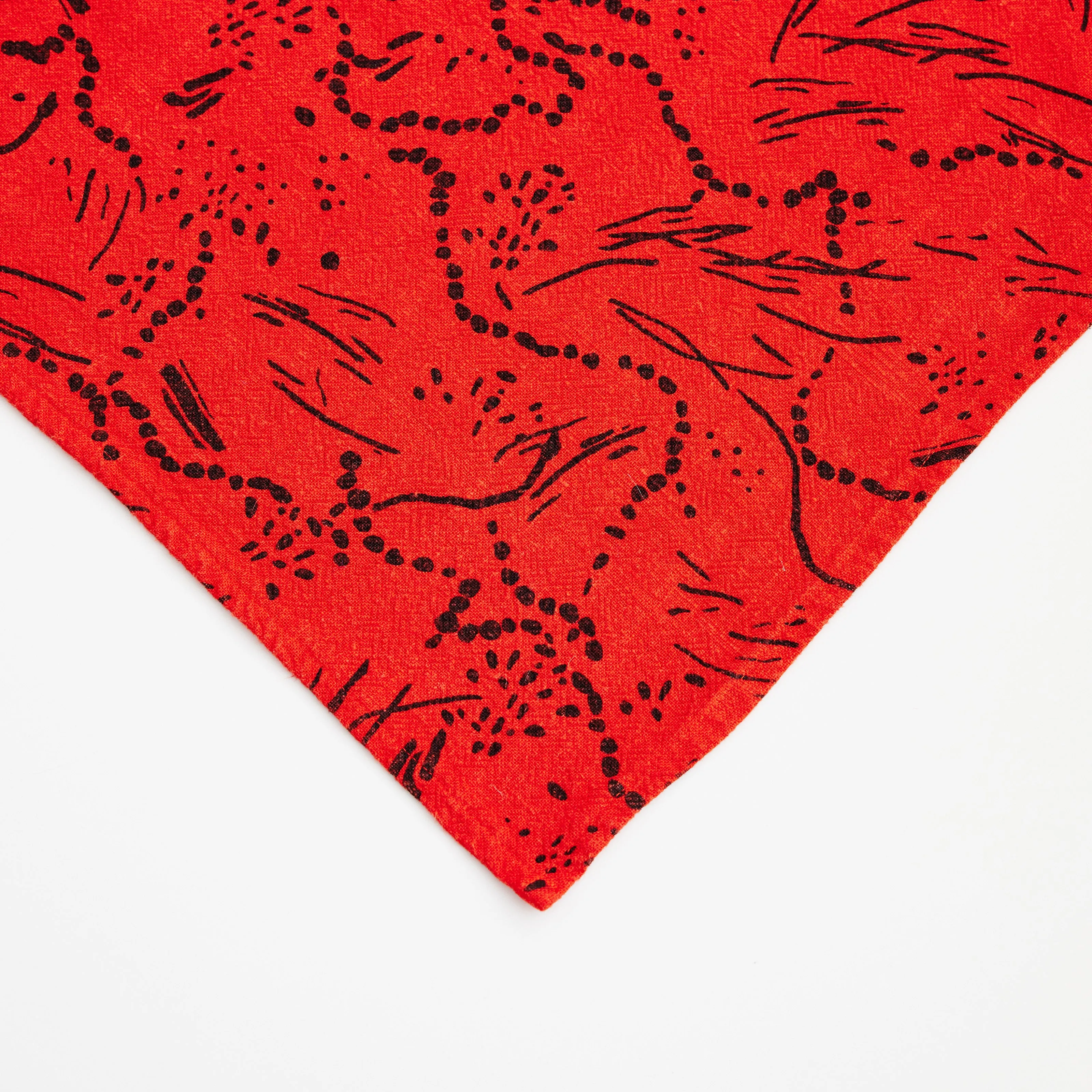 Tea Towel - Drape - Midnight - Tomato