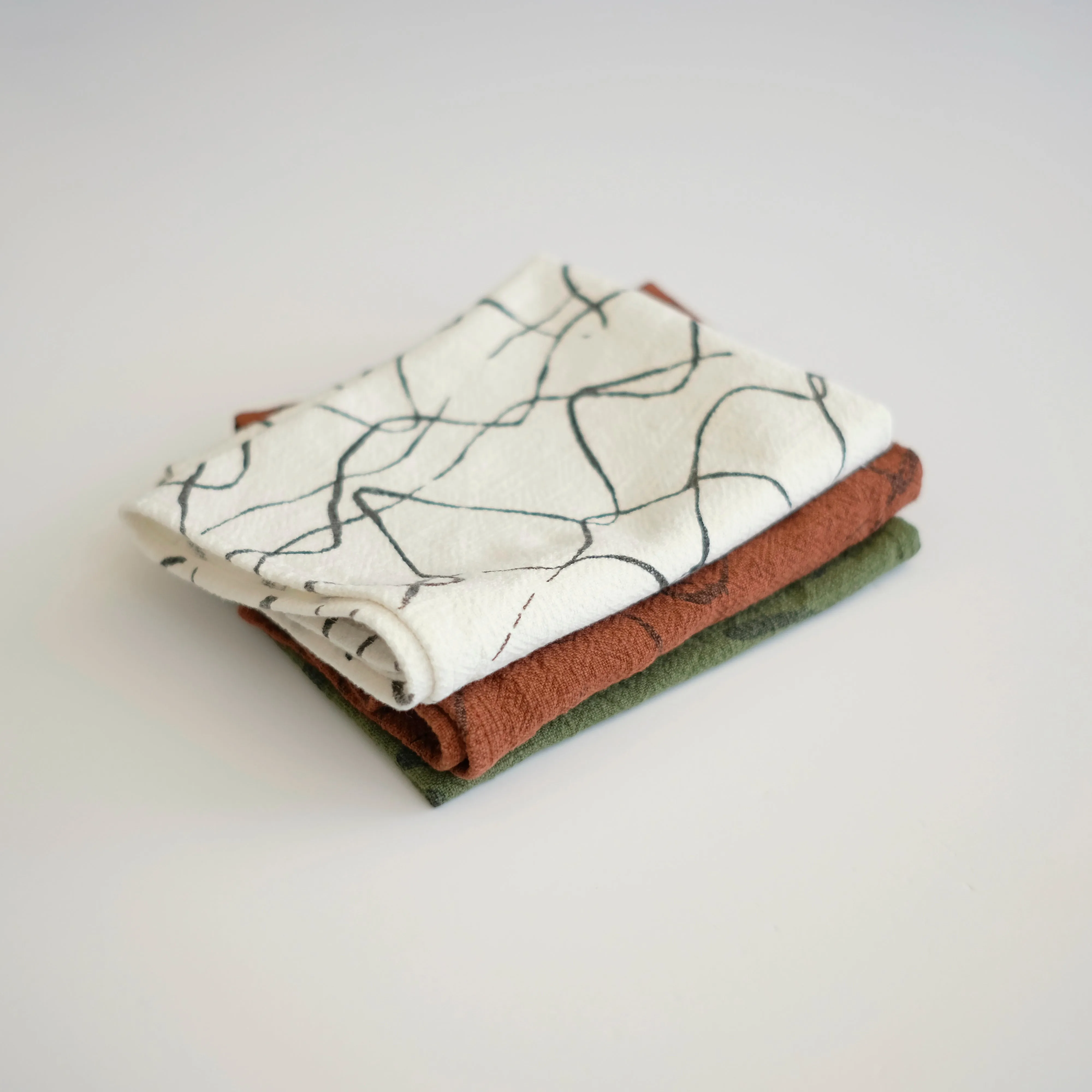 Tea Towel - Weave - mulch