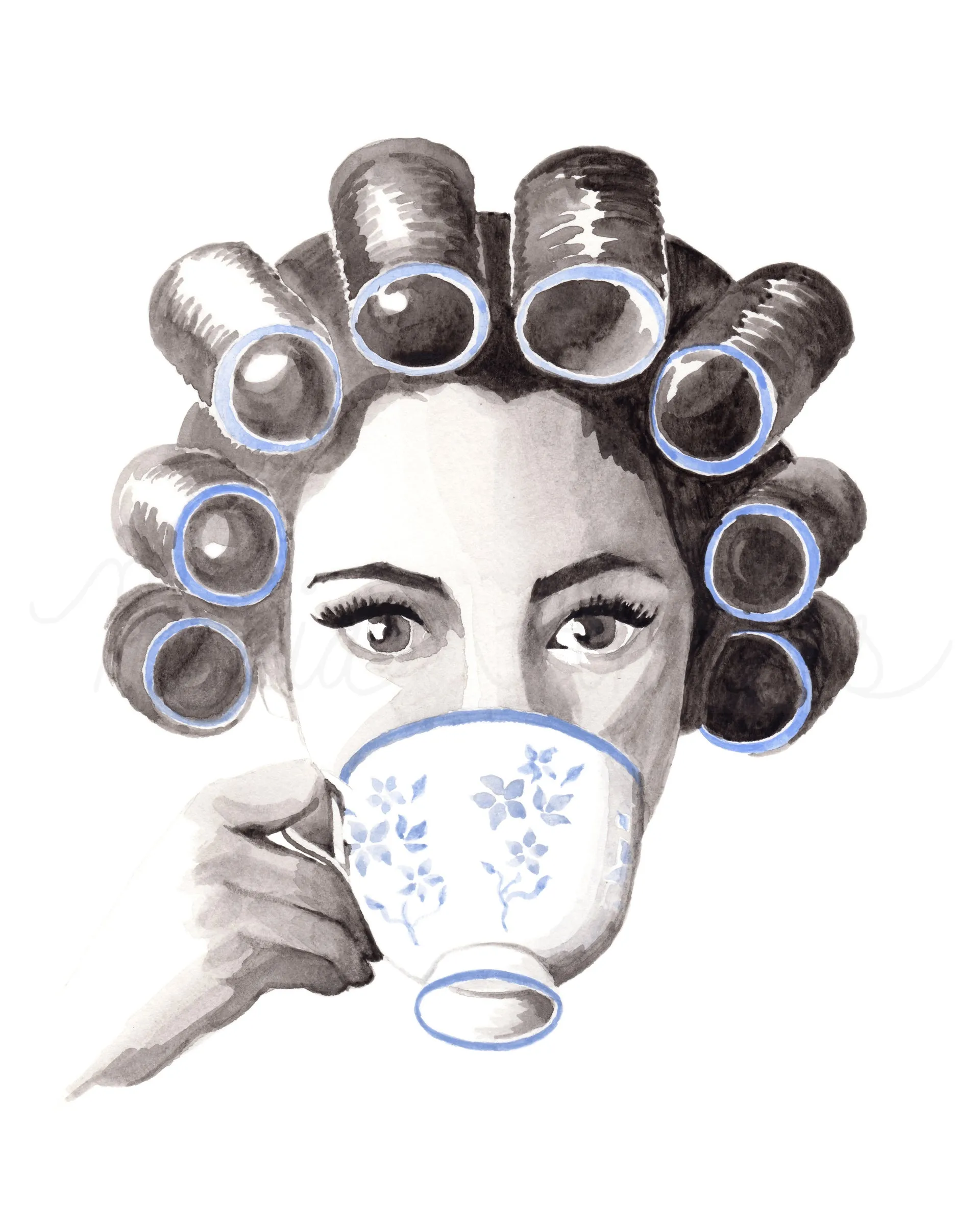 Tea Watercolor Art Print