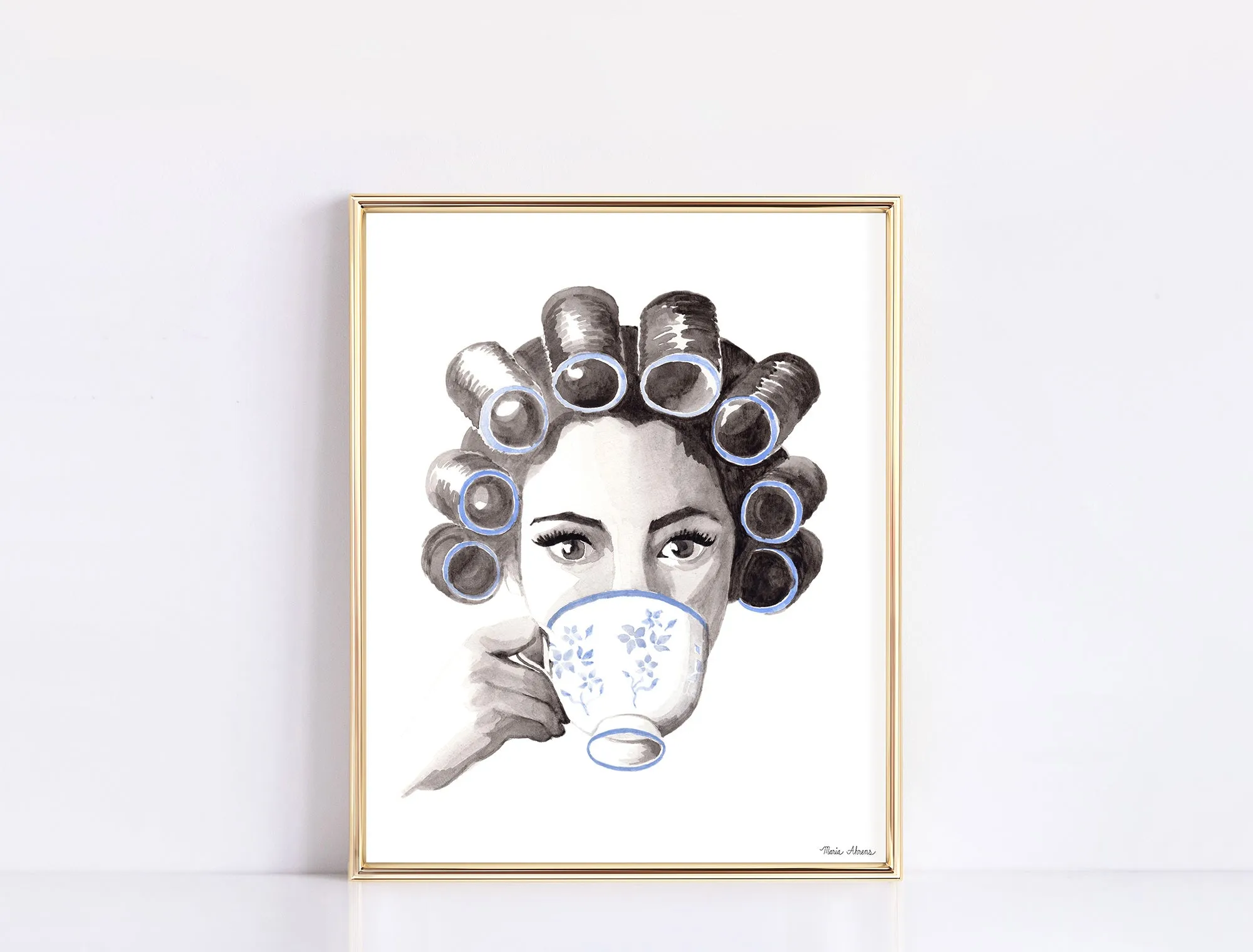 Tea Watercolor Art Print