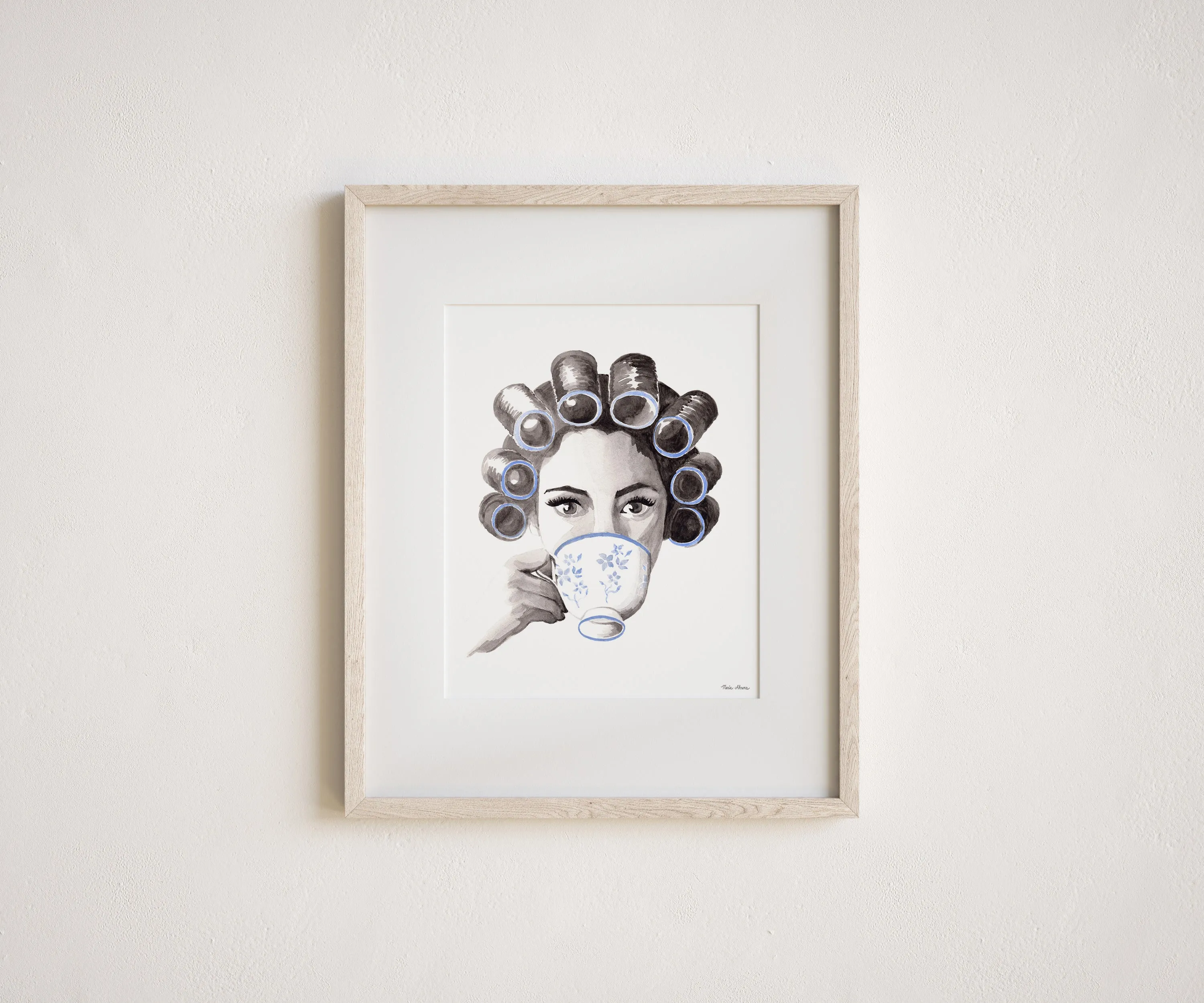 Tea Watercolor Art Print