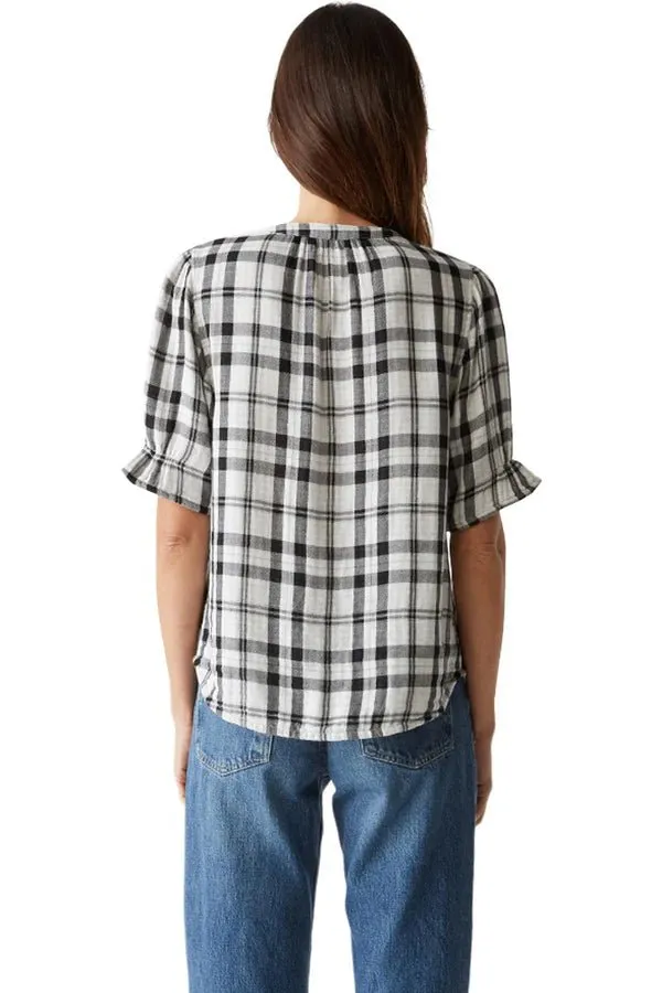 TESSA PUFF SLEEVE BUTTON DOWN