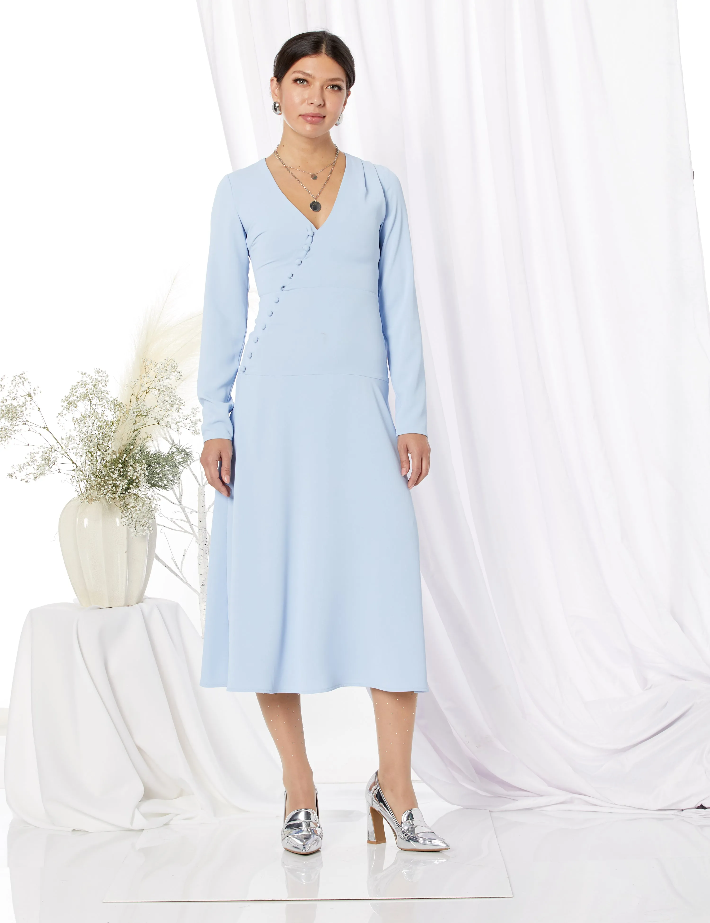The Lady-Like Midi Dress