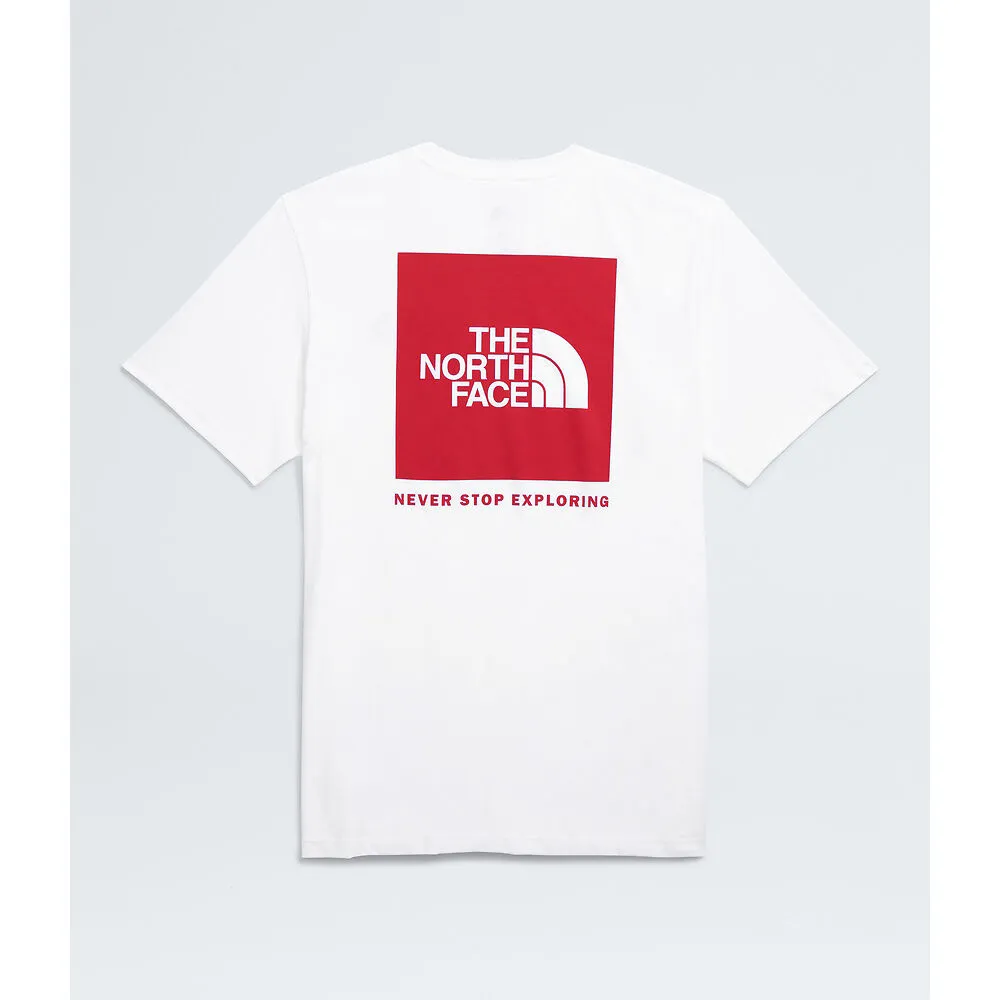 THE NORTH FACE SHORT SLEEVE BOX NSE TEE - TNF WHITE/TNF RED