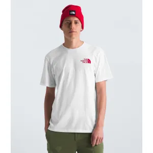 THE NORTH FACE SHORT SLEEVE BOX NSE TEE - TNF WHITE/TNF RED