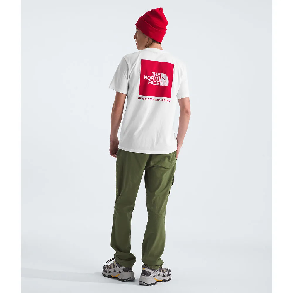 THE NORTH FACE SHORT SLEEVE BOX NSE TEE - TNF WHITE/TNF RED