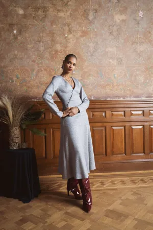 The Ultra Soft Knit Lady-Like Midi Dress