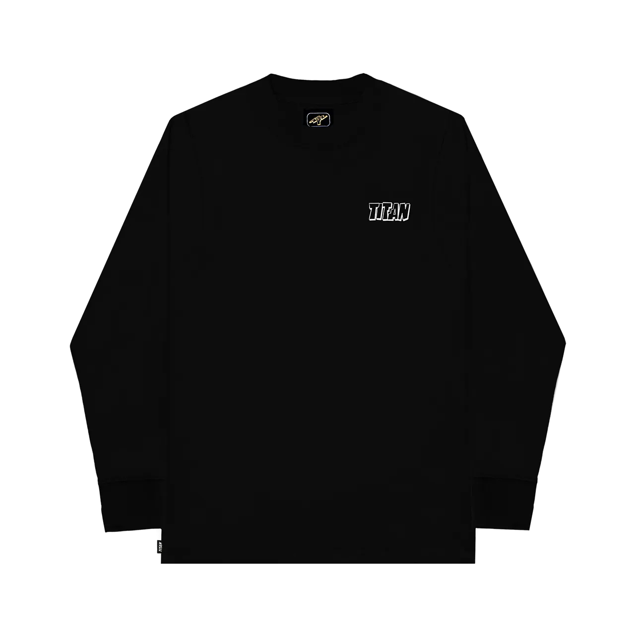 Titan Hoops Talk Basketball Long-Sleeve Tee - Black