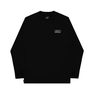 Titan Hoops Talk Basketball Long-Sleeve Tee - Black