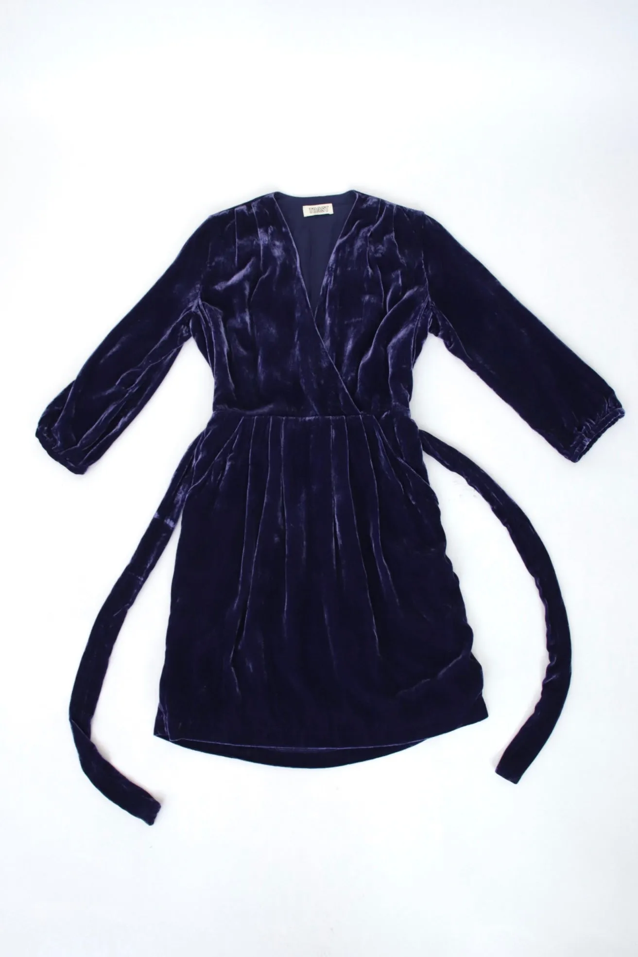 Toast Velvet Pleated Dress