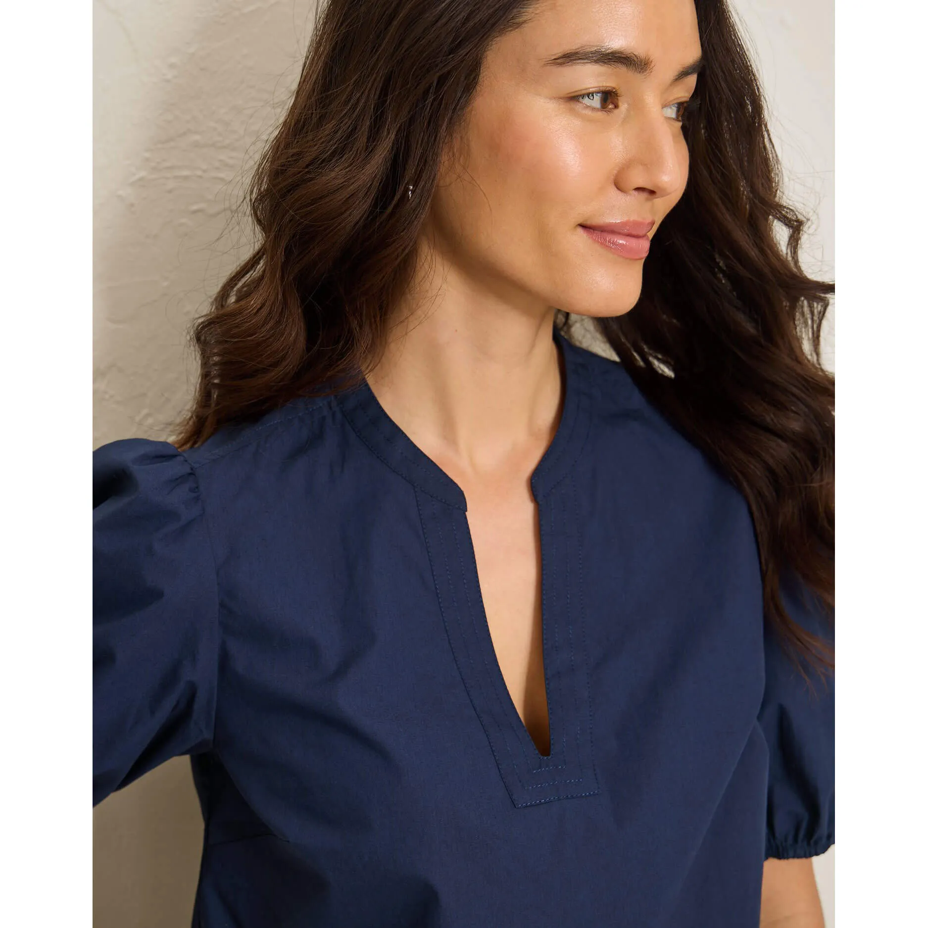Tommy Bahama Women's Oceana Puff Short Sleeve Top - Coastline