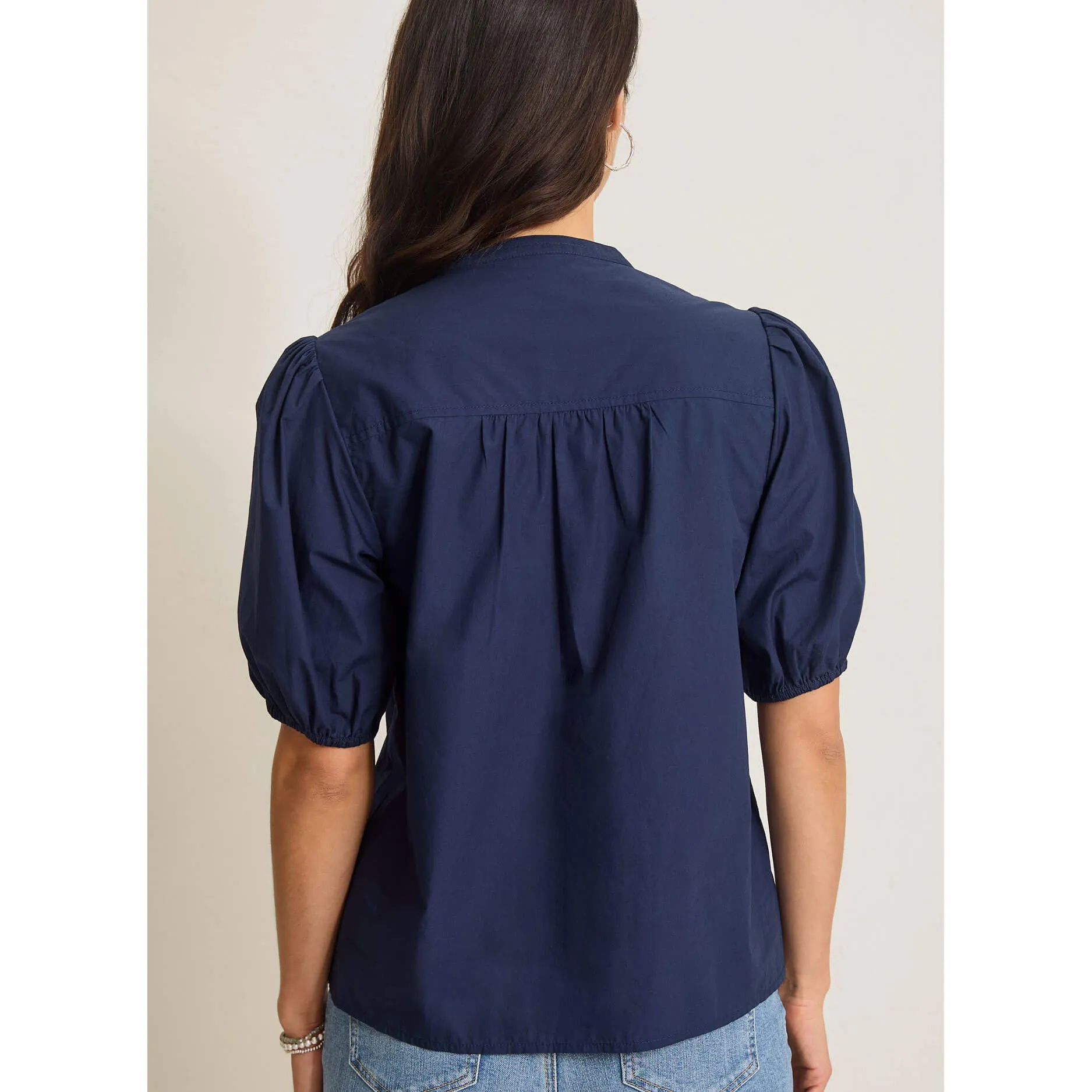 Tommy Bahama Women's Oceana Puff Short Sleeve Top - Coastline