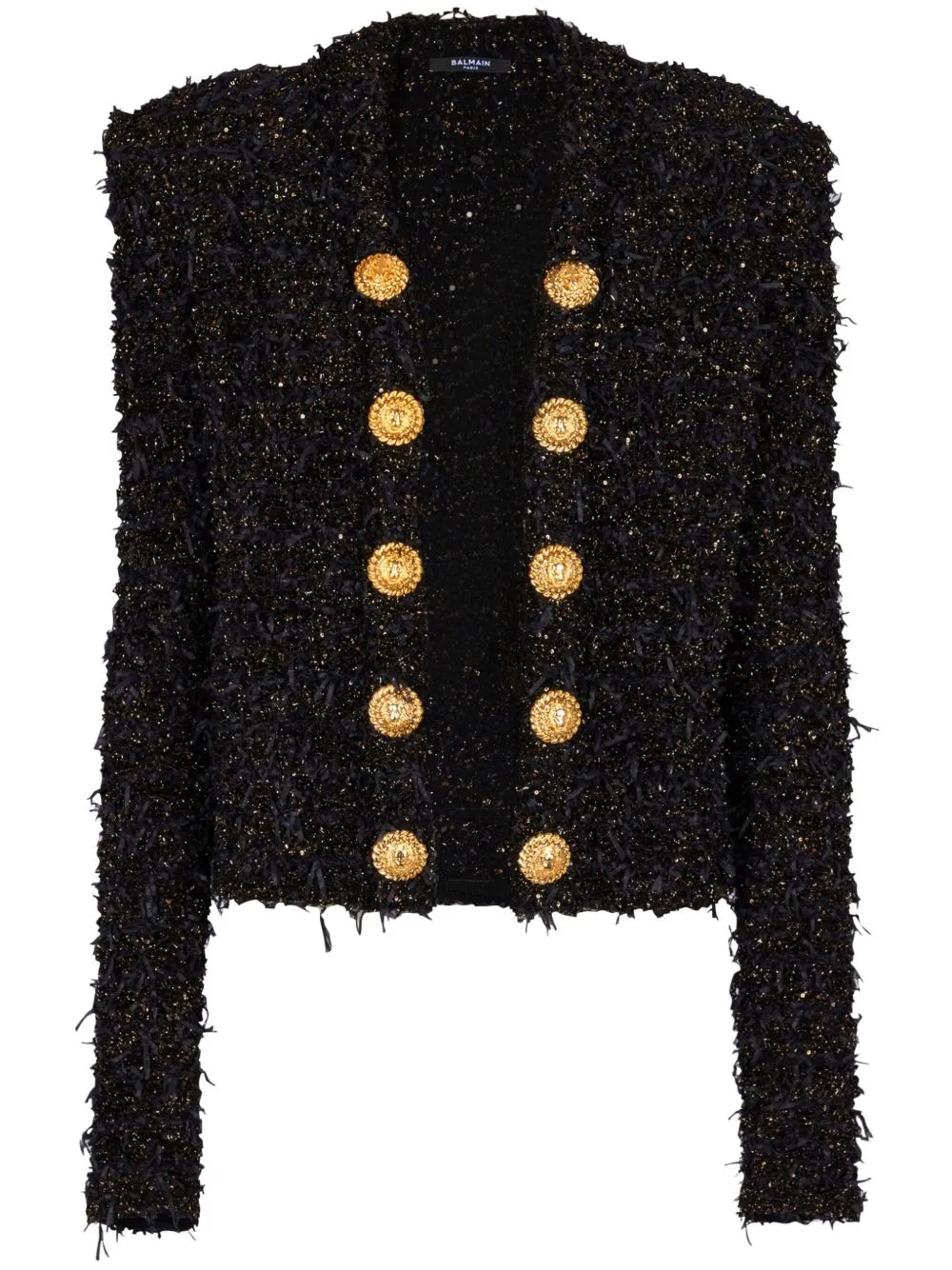 Tweed buttoned jacket