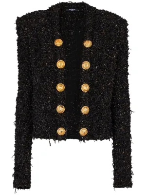 Tweed buttoned jacket