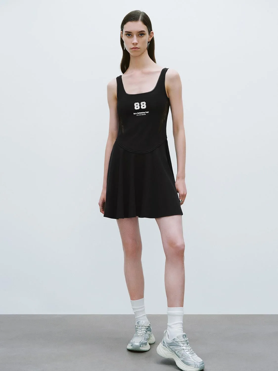 U-Neck A-Line Dresses
