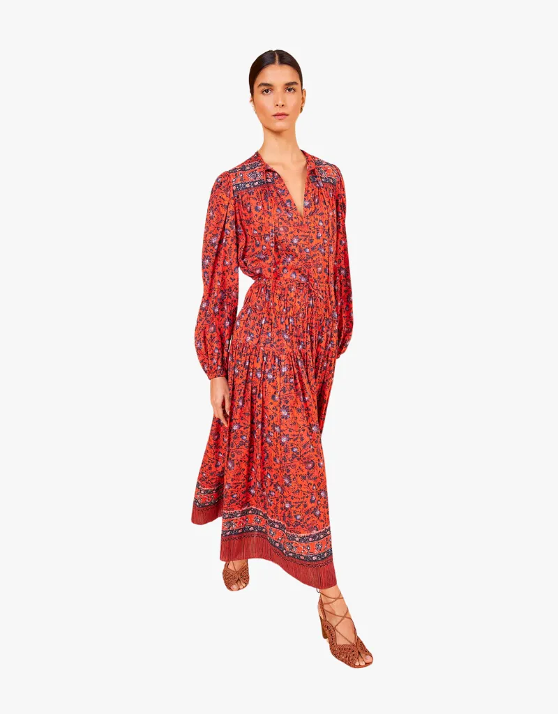 Ulla Johnson Avia Skirt in Poppy