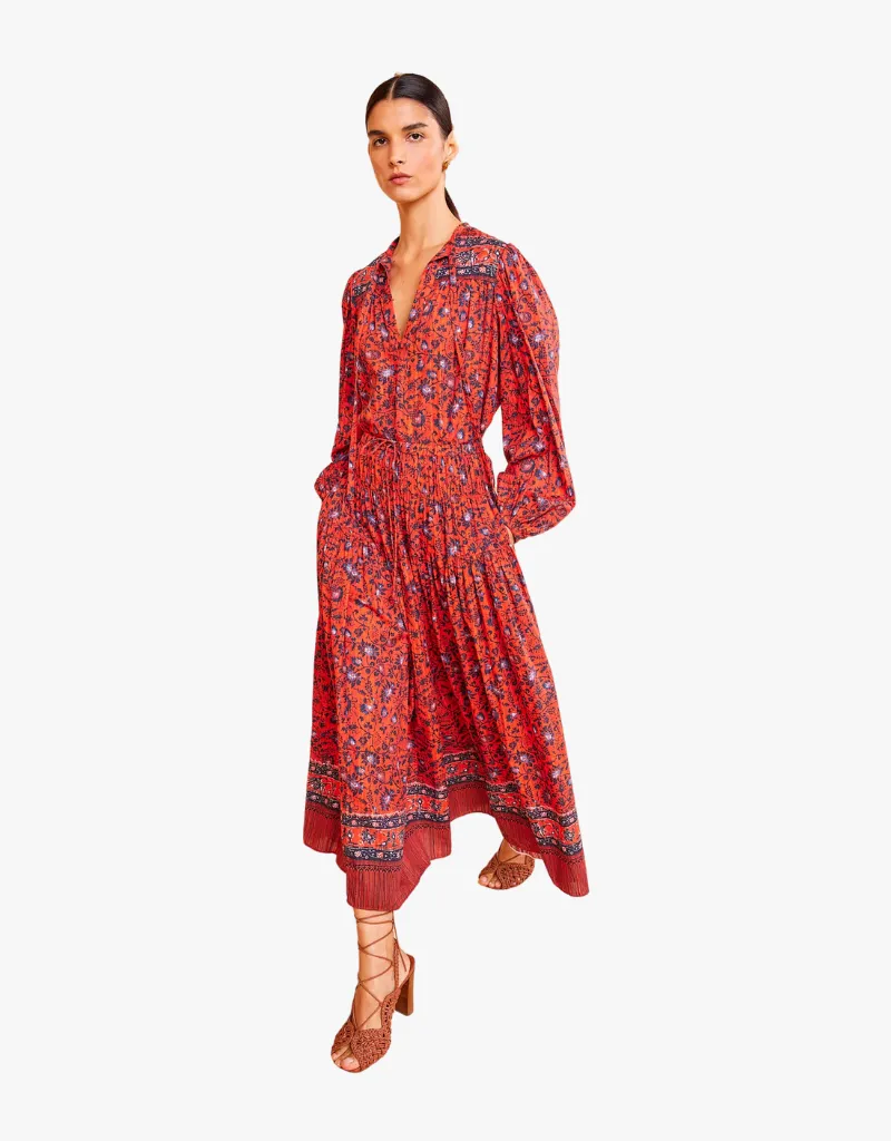 Ulla Johnson Avia Skirt in Poppy