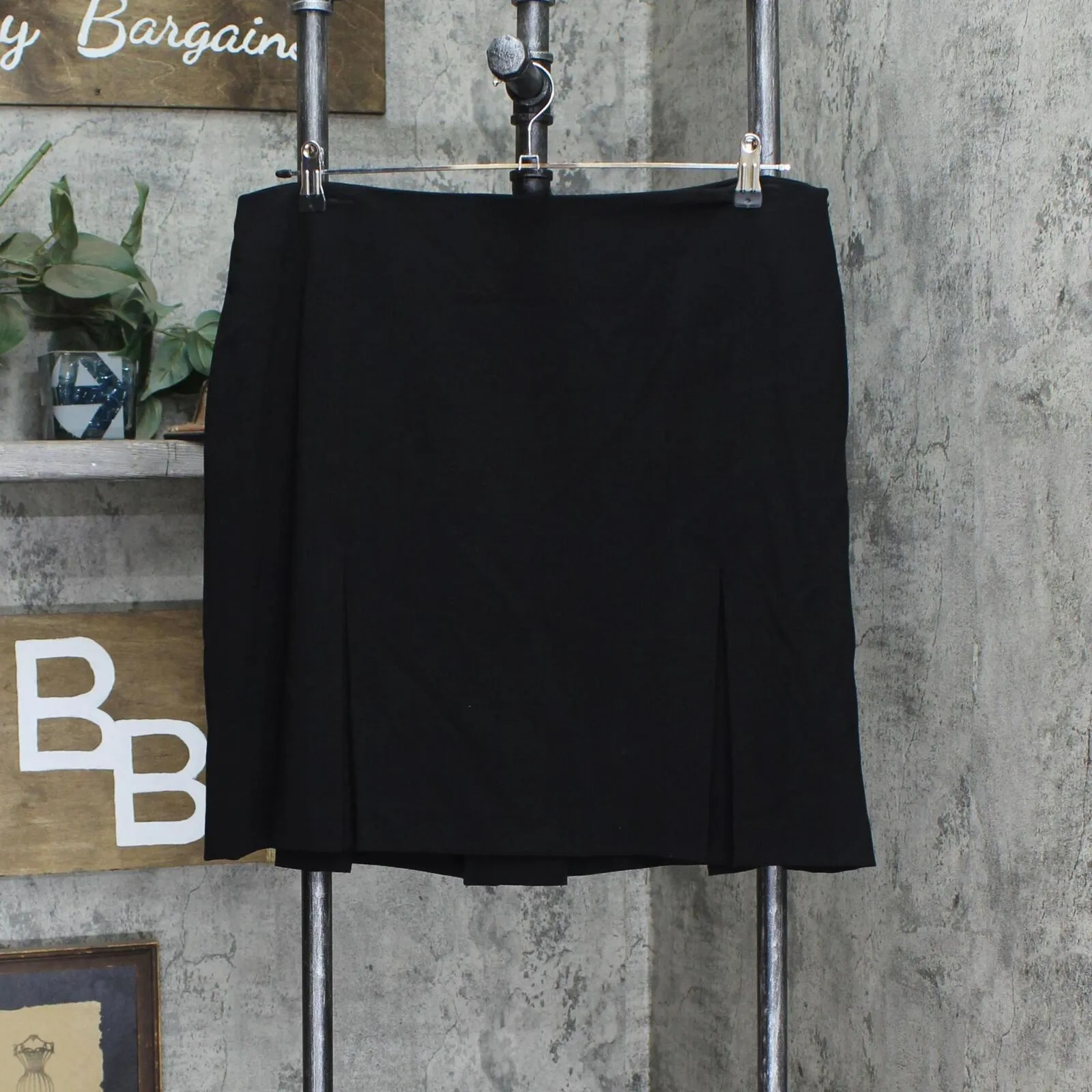 Unbranded Womens Ponte Vintage Pleated A-Lined Business Skirt LEE-1