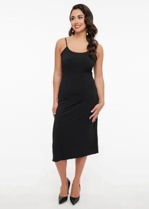 Unique Vintage Lola Midi Onderjurk Zwart