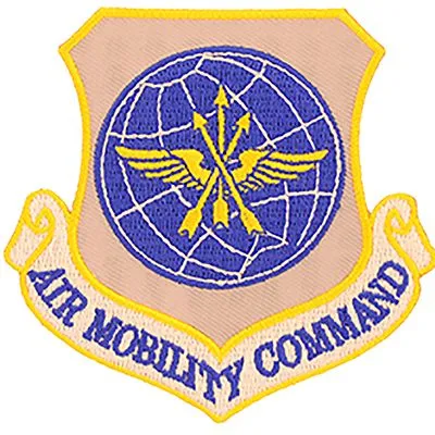 US Military USAF Air Mobility Command Color Patch