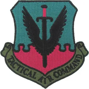 US Military USAF Tactical Air Command Subdued Patch